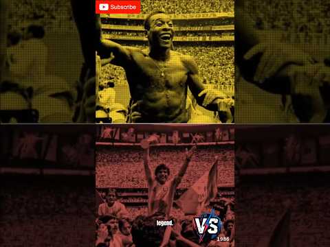 Before Messi VS Ronaldo… There Was Pelé VS Maradona 🐐⚽️ #vsworld