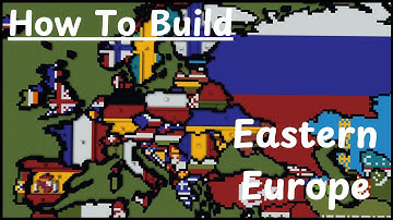 How To Build A Mini Scale World Map pt.3 Eastern Europe