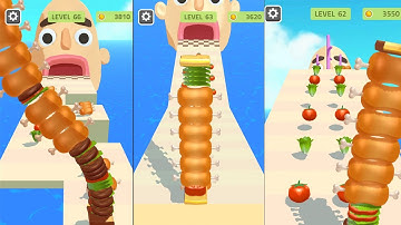 Sandwich Runner Gameplay Walkthrough🥪All Levels Android /iOS Gameplay 🥪 Part-24 #superbearadventure