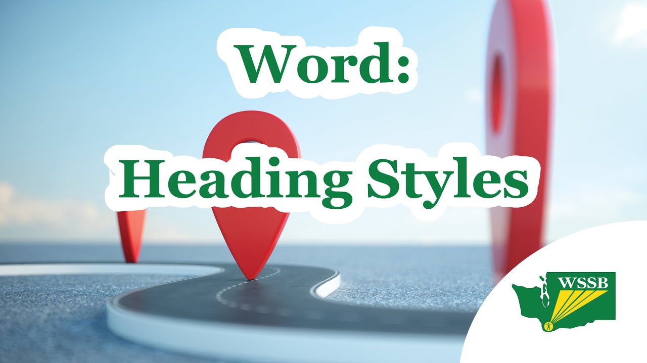 Word: Heading Styles - YouTube