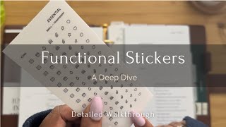 Functional Stickers Breakdown | Detailed Walkthrough | The Planner Aisle