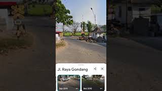 Perlintasan Kereta Api JPL 59 Segeran Gondang Sragen | #Maps#Shorts