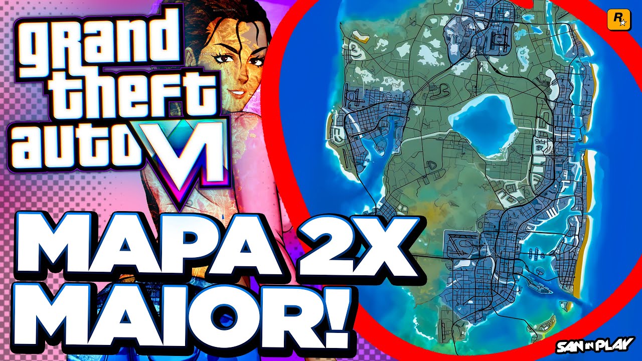 O suposto mapa de GTA V é enorme… Mas isso é bom?