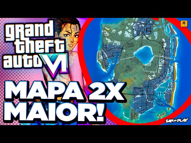 O suposto mapa de GTA V é enorme… Mas isso é bom?