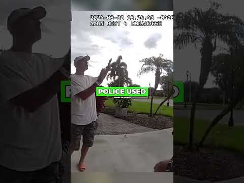 Furious Tyrant Cops Arrests Man At Florida Police Station!