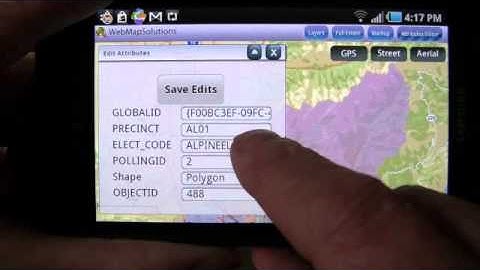 Mobile ArcGIS Editing