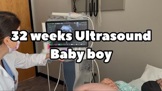 32 Weeks Ultrasound | Baby Boy | Pregnant |