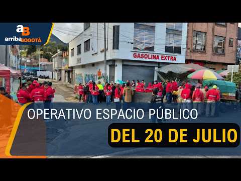 ⁣Autoridades intervienen el sector del 20 de Julio para ordenar el espacio público | CityTv