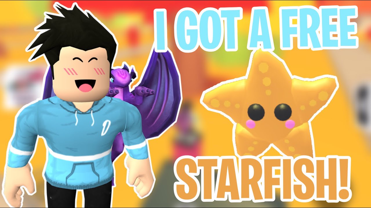 Pet  StarFish Adopt Me - Game Items - Gameflip