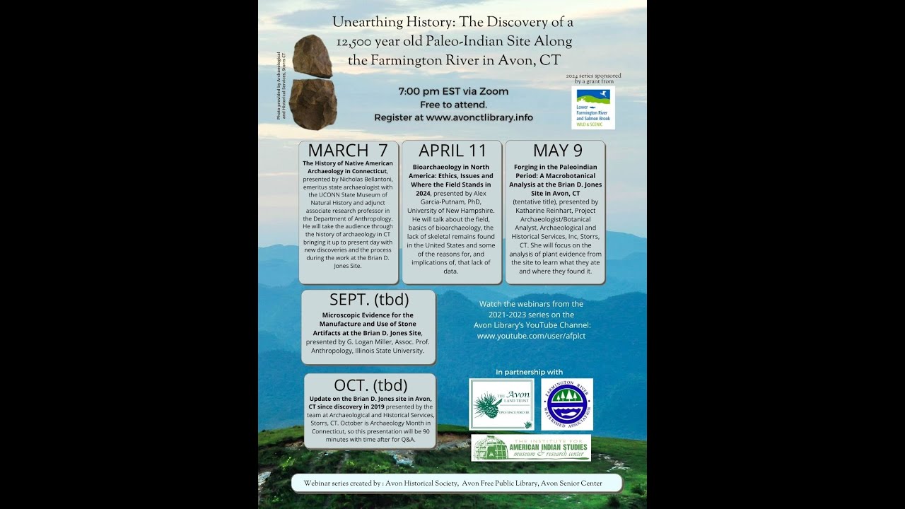 2024 Paleo Webinar #2 Bioarchaeology in North America Ethics, Issues and Where the Field Stands 2024