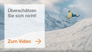 Überschätzen Sie sich nicht &amp; App «Slope Track»