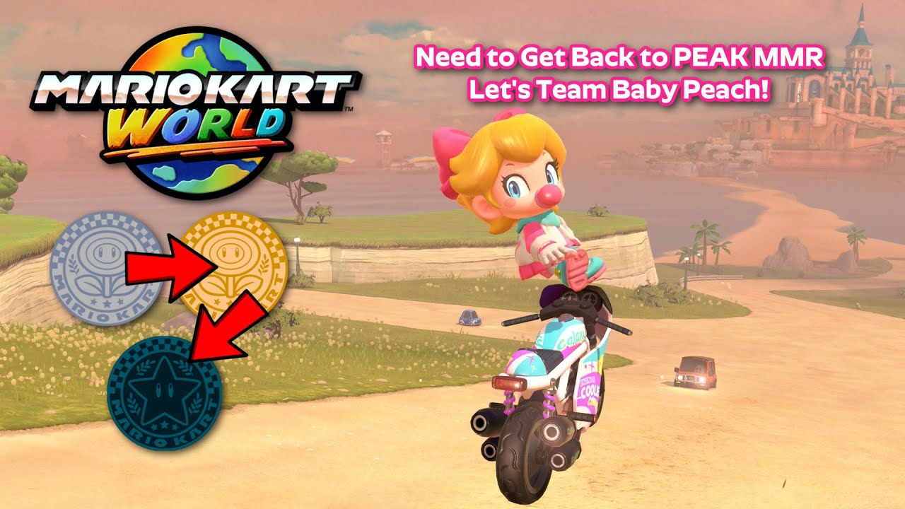 Random Live Stream - Competitive Mario Kart World!! Baby Peach #1- Will She Give me Some W's??
