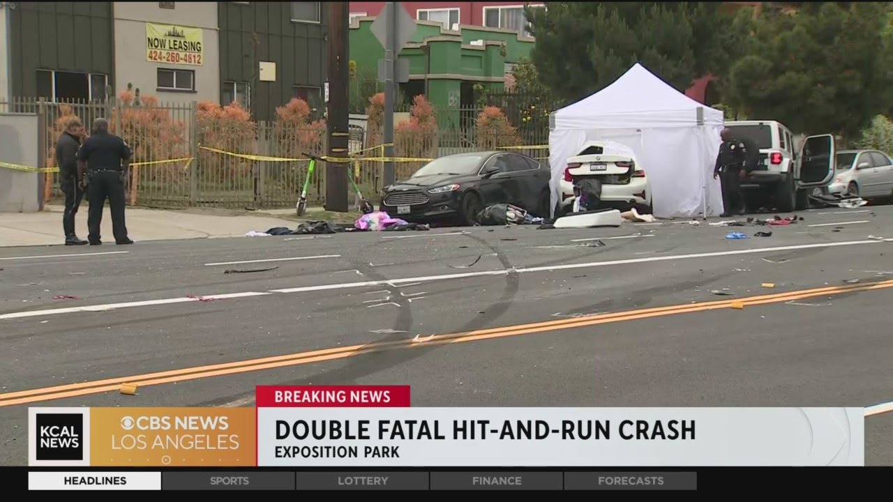 2 killed following hitandrun crash in Exposition Park YouTube