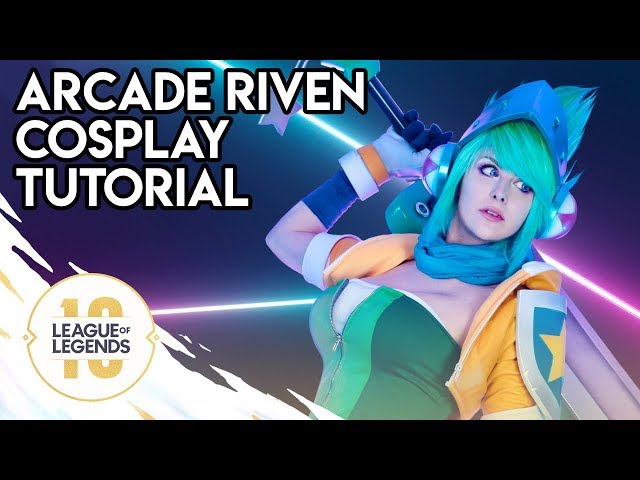 Part 1 of how we made Riven!! #leagueoflegends #crafttok #cosplay #lea