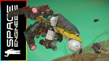 The ESA Pavalion Attack Drone - Space Engineers