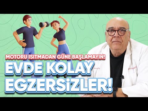 6 DAKİKADA METABOLİZMA HIZLANDIRIN - Evde Basit ve Kolay Egzersizler | 5 Dakikada Sağlık