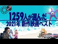 【視聴者1259人が選んだ】2021年 新作映画ベスト【TOP50 184作品中】