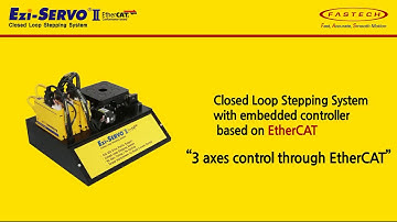 40  171201 Ezi SERVOII EtherCAT NEMA11 28mm Motor & Compact UVW Stage MENTOR ENG