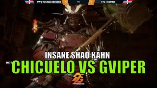 YOUNG CHICUELO VS GVIPER - Shao Kahn vs Jacqui FT5 - Mortal Kombat 11 Ultimate