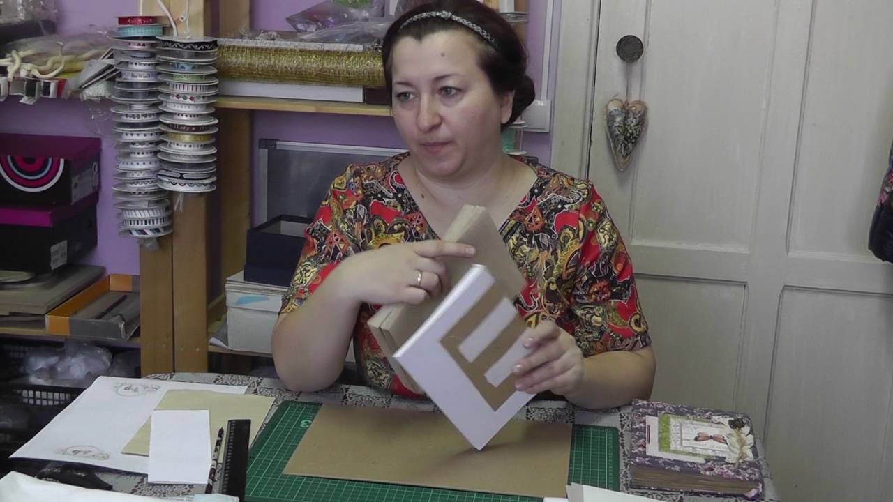 Винтажный блокнот в технике скрапбукинг. Часть 1 из 3
