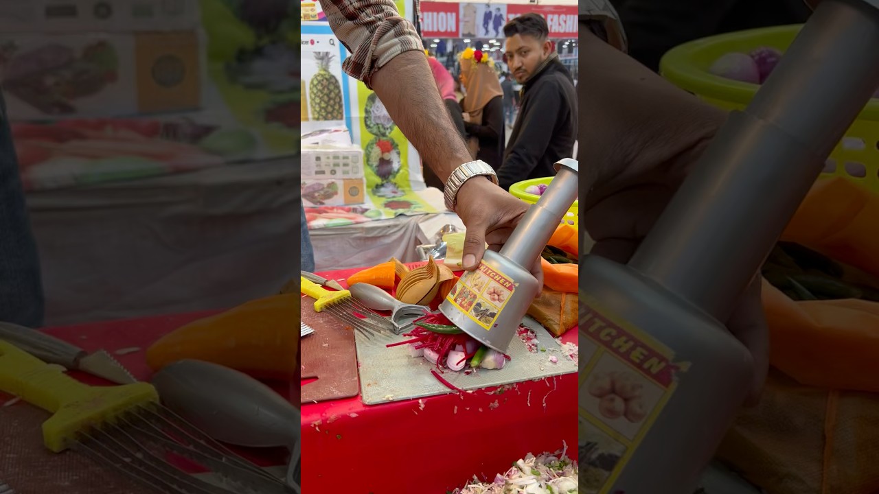 This Onion & Chili Cutting Machine Is Unreal 😲 