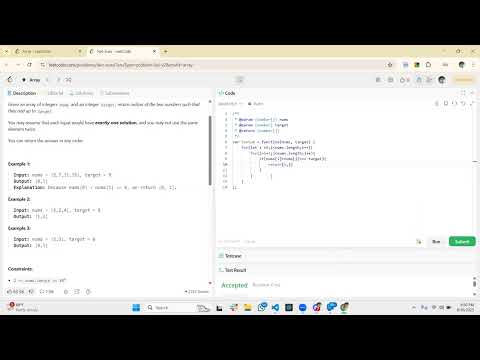 Two Sum | LeetCode Problem | Brute Force Approach
