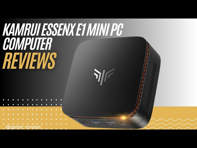 KAMRUI Essenx E1 Mini PC Review | Compact AMD Desktop Computer