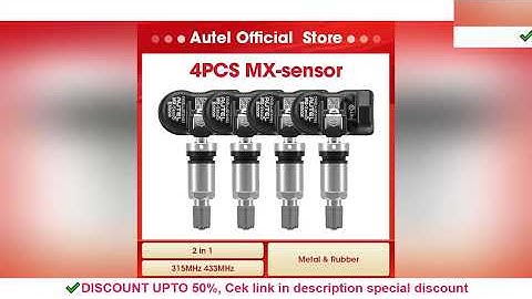 Autel MX Sensor 433 315MHZ TPMS Sensor Tire Repair Tools Scanner Tire Pressure Monitor Tester Progra