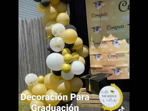 Decoración para Graduación - YouTube