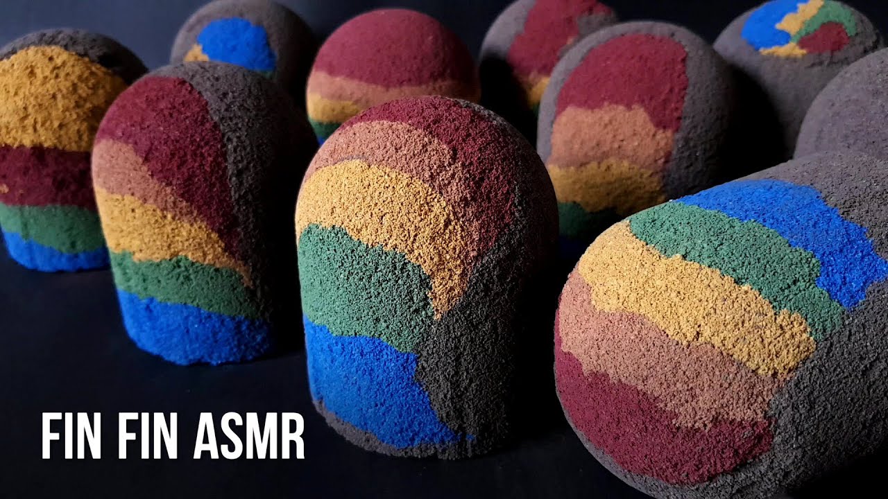 ASMR : Sand Rainbow Balloons Crumble #354