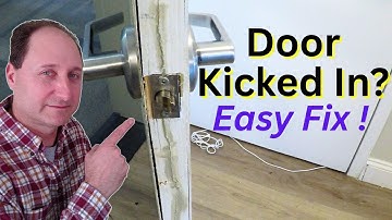 Your Door Got Kicked In? Do THIS First to Easily Repair It