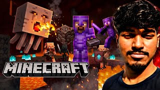 Mining ⛏️ For Ancient Debris In The Nether + Full Netherite Armour Upgrade In MINECRAFT