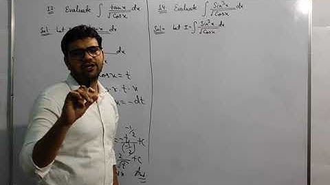 Maths Class XII // CH. 19(INDEFINITE INTEGRALS) //Ex. 19.9(R.D.Sharma)