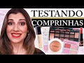 TESTANDO COMPRINHAS | BLUSH MAC, CORRETIVO DIOR, PALETA FRIDA KAHLO, BB CREAM LATIKA | MAY DANCINI