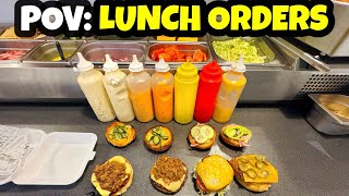 POV: Friday Lunch Rush 🍔🍟 SOLO on the Grill | Satisfying Burger Orders Profile