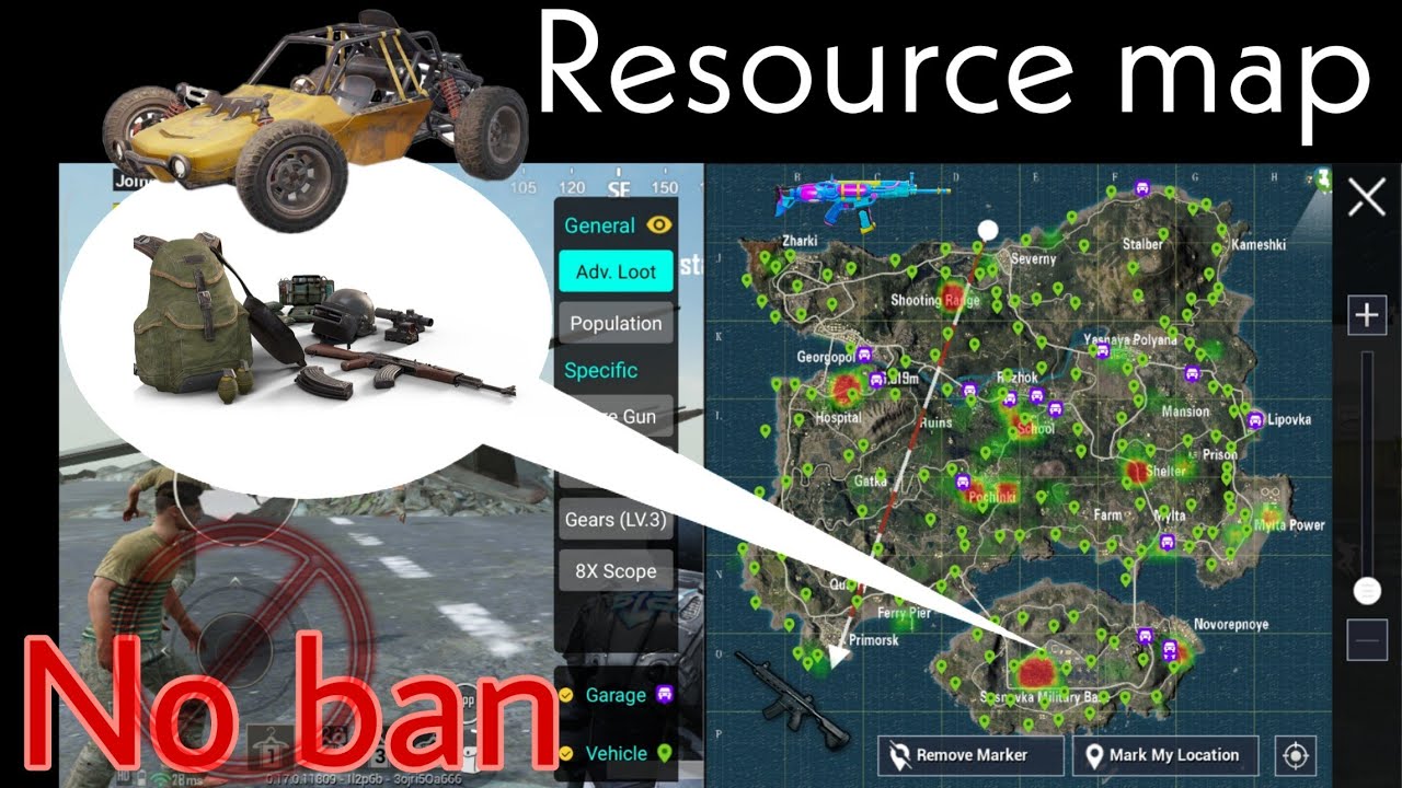 Best apps for Resource Map in PUBG mobile | No ban issue | weapon stats | Muz21 Tech
