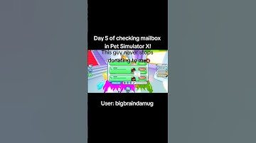 Day 5 of checking my mailbox in Pet simulator X #roblox #fyp #gaming #mailbox #petsimulatorx