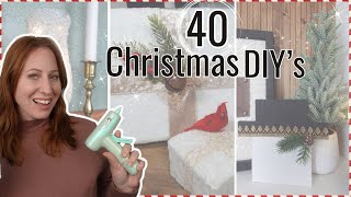 40 Must try Christmas DIY's for 2023 / High end Christmas decor DIY