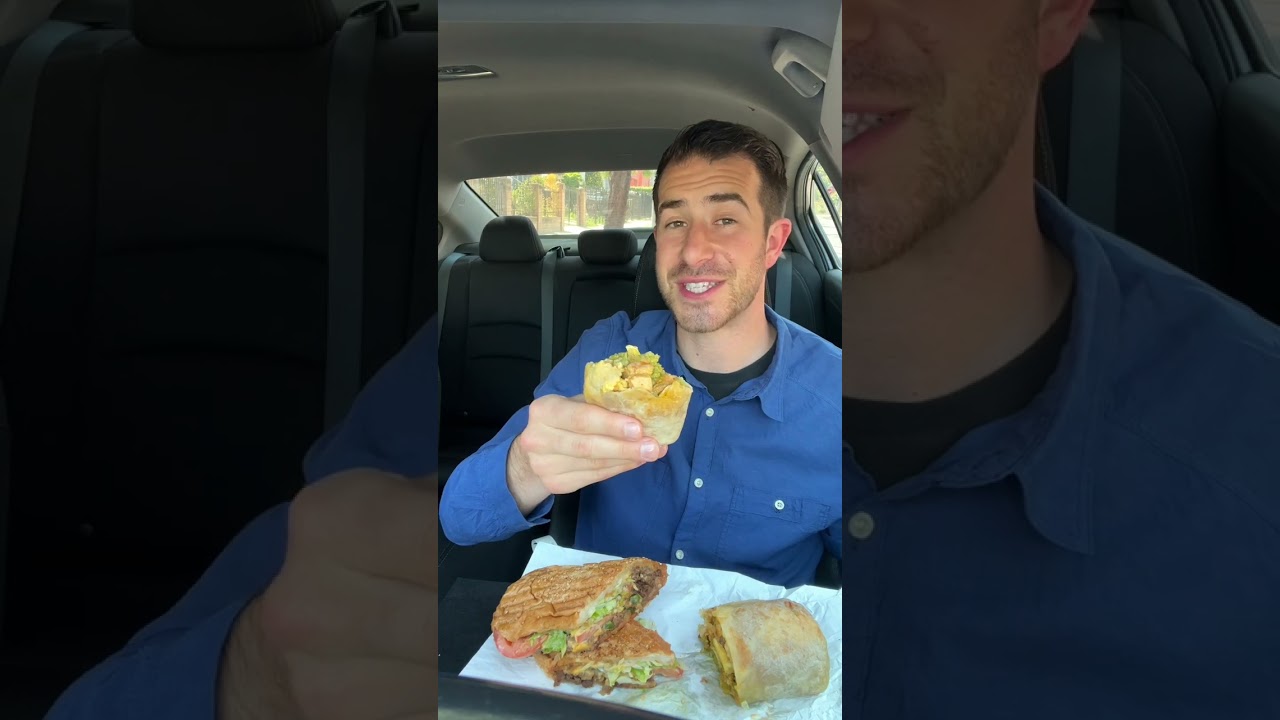 Trying Bodega Park Chopped Cheese & Chicken Breakfast Burrito