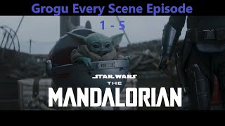 Baby Yoda / Grogu Every Scene | The Mandalorian Season 2 Episode 1 - 5