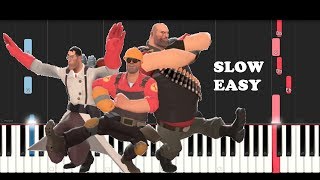 Soldier Of Dance/Kazotsky Kick Song (SLOW EASY PIANO TUTORIAL)