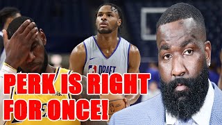 Kendrick Perkins TRASHES ESPN for INSANE Bronny James coverage! He knows Bronny CAN&#39;T PLAY!