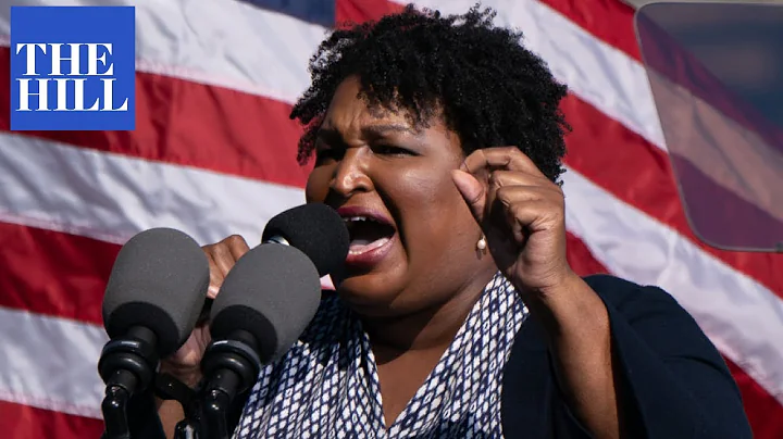Stacey Abrams delivers PASSIONATE speech on voting rights, voter suppression laws