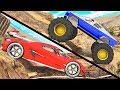Beamng drive - Large vs Little Wheels #7