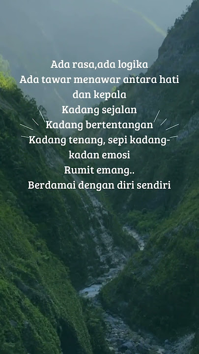 Susah Memang berdamai dengan hati #shorts #shortvideo #rasacinta #katakatabijak #motivasi #fyp