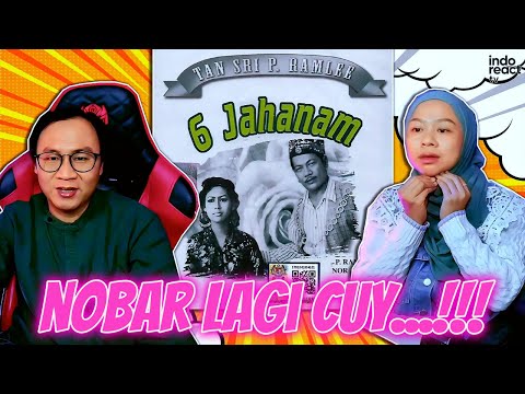 MENARIK JUGA CERITA FILM INI‼️ 6 JAHANAM - PART 1 | FILM P.RAMLEE | REACTION | INDOREACTTV