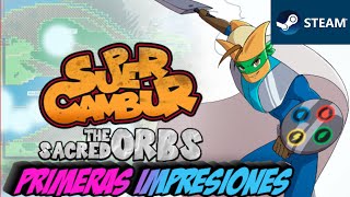 SUPER CAMBUR THE SACRED ORBS (Steam) - ¡PRIMERAS IMPRESIONES! | AdmaGames | Gameplay