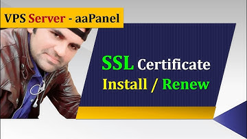 How To Installing and Renewing SSL Certificates on Websites in VPS Server aaPanel Linux #SafwanTech