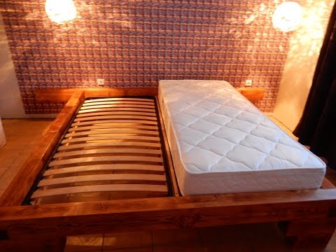 holzbalkenbett-selbstgebaut