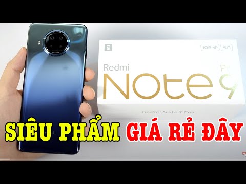 Mở hộp Redmi Note 9 Pro 5G 2021 ĐẦU TIÊN Ở VN : SIÊU PHẨM GIÁ RẺ